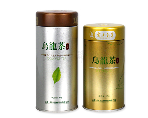 圓形烏龍茶葉鐵皮罐 圓形烏龍茶葉鐵皮罐