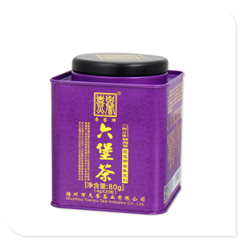 方形六堡茶葉鐵罐,內塞蓋茶葉鐵皮罐生產