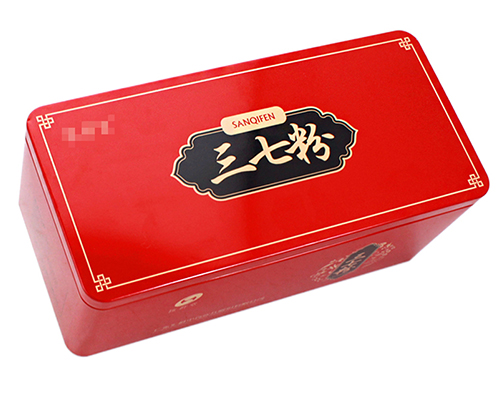 長(zhǎng)方形三七粉鐵盒包裝 長(zhǎng)方形三七粉鐵盒包裝
